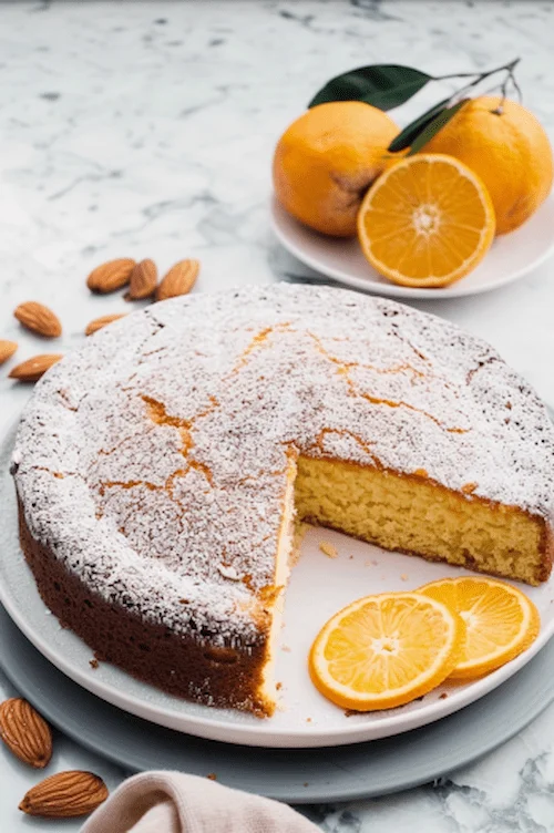 elaboración Bizcocho de almendras y naranja: mi receta