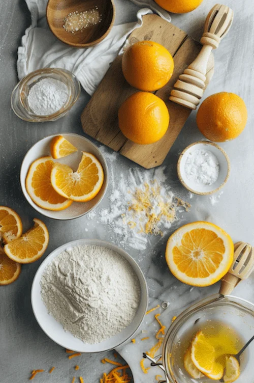 ingredientes Bizcocho integral de naranja en Thermomix